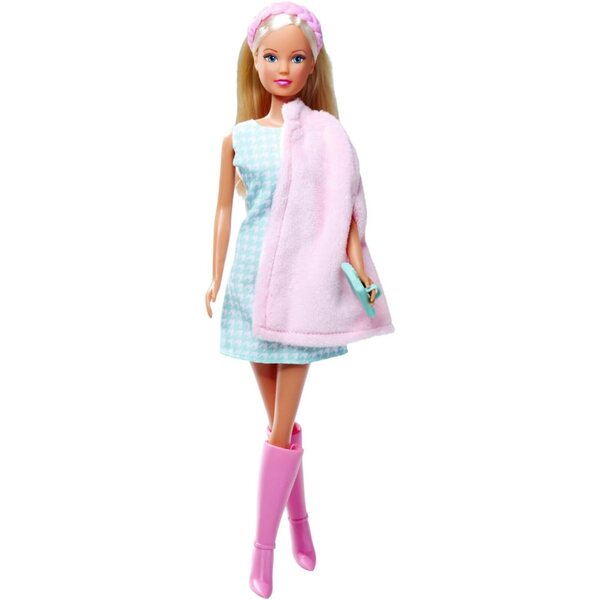 Steffi Love Cape Fashion: Κούκλα 29 εκ. με βελούδινη κάπα και μοντέρνο ντύσιμο
