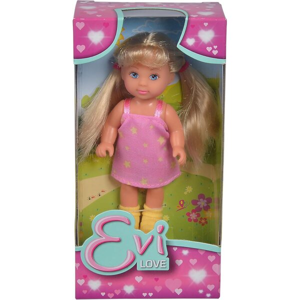 Simba Evi Love Summertime - Mini Puppe 12cm con Outfit Estivo, Gioco per Bambini 3+