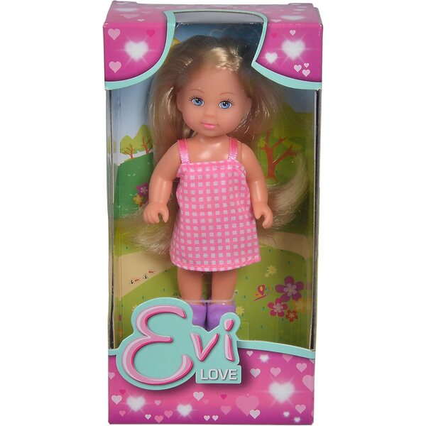 Simba Evi Love Summertime - Mini Puppe 12cm con Outfit Estivo, Gioco per Bambini 3+