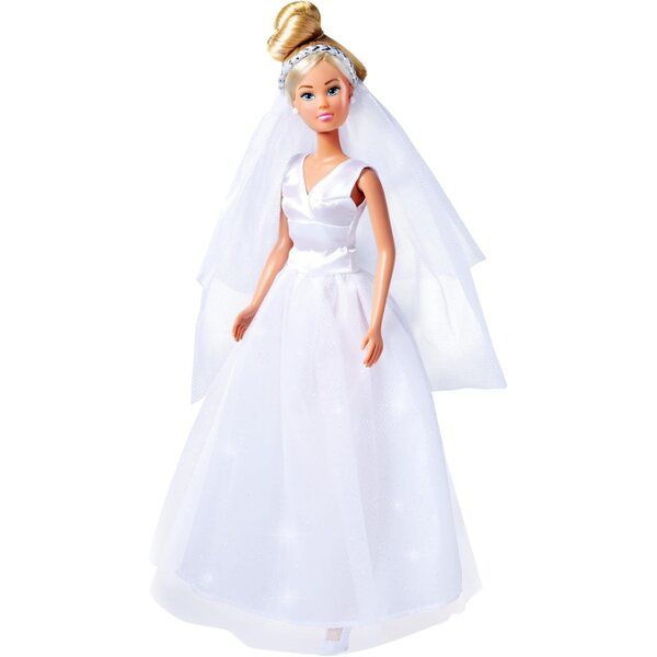 Simba Steffi Love Wedding 29 см - Кукла булка с булчинска рокля и аксесоари