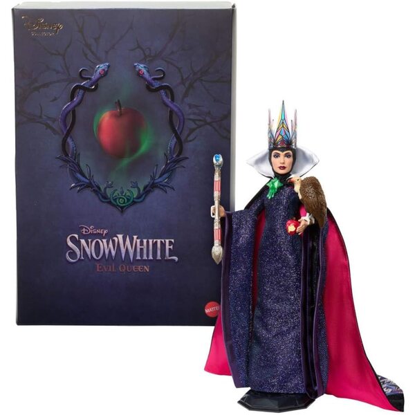 Böse Königin aus der Disney-Kollektion, Puppe im blauen Kleid mit Filmzubehör