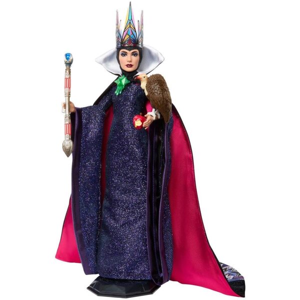 Böse Königin aus der Disney-Kollektion, Puppe im blauen Kleid mit Filmzubehör