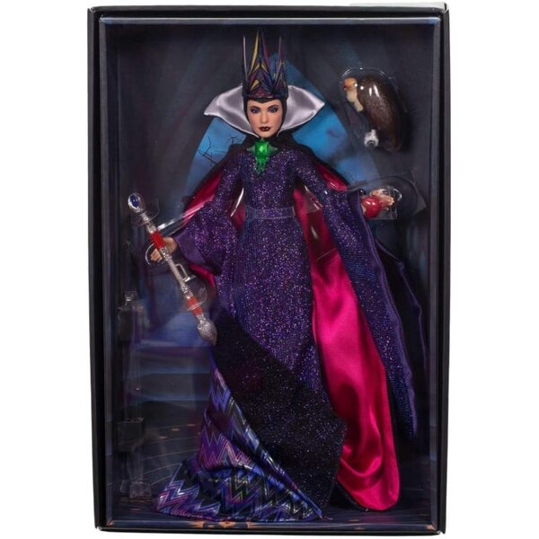 Böse Königin aus der Disney-Kollektion, Puppe im blauen Kleid mit Filmzubehör