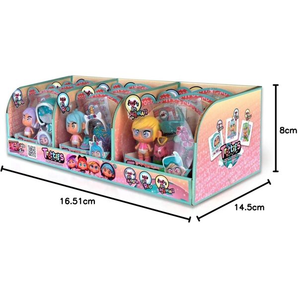 Trotties Mini Mia - Bambola 10 cm con Abiti in Silicone e Accessori Unicorno