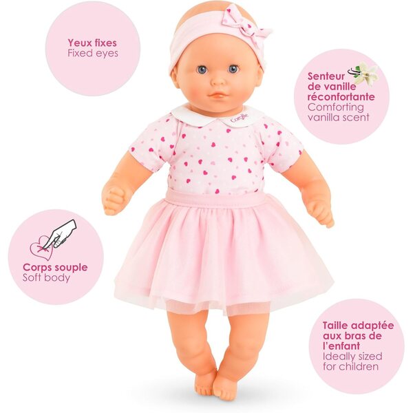 Corolle Mon Premier Poupon Weiche Puppe 30 cm mit Vanilleduft für Kinder