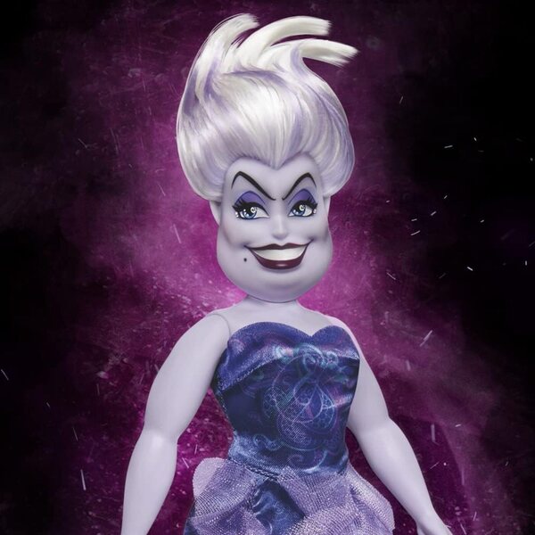 Hasbro Disney Villains Ursula: 28 cm große Modepuppe mit abnehmbarer Kleidung und Accessoires