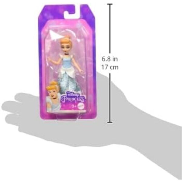 Disney Princess Cinderella 9 cm mit Gelenken – Puppe MTHLW73