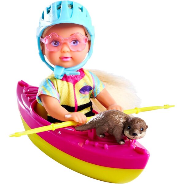 Simba Evi Love Kayak: Bambola con accessori per avventure in kayak, 12 cm, da 3 anni