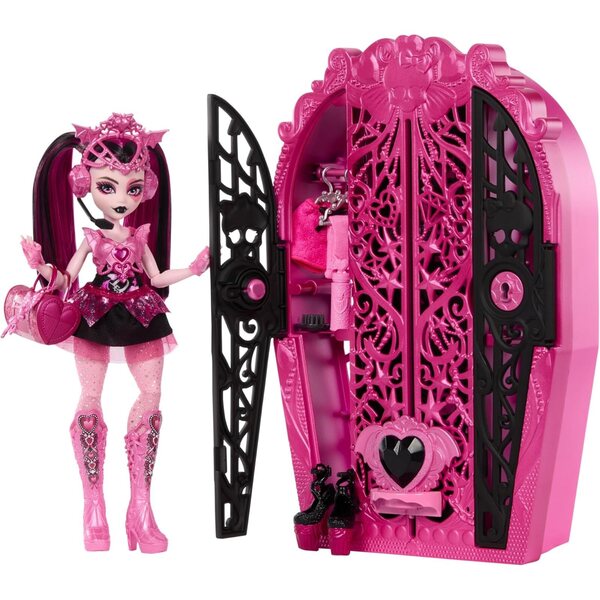 Monster High Skulltimate Secrets Draculaura mit Garderobe und über 19 Überraschungen