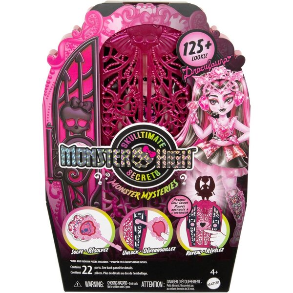 Monster High Skulltimate Secrets Draculaura mit Garderobe und über 19 Überraschungen