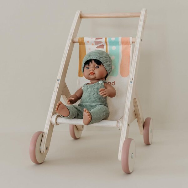 Miniland Babypuppe südamerikanischer Mann 38 cm aus weichem und flexiblem Vinyl