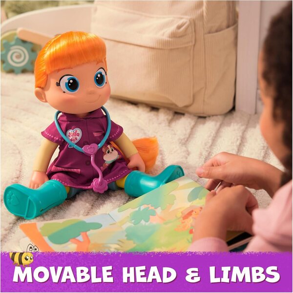 Vida the Vet - Bambola con Capelli Rossi e Accessori Veterinari per Bambini dai 3 Anni