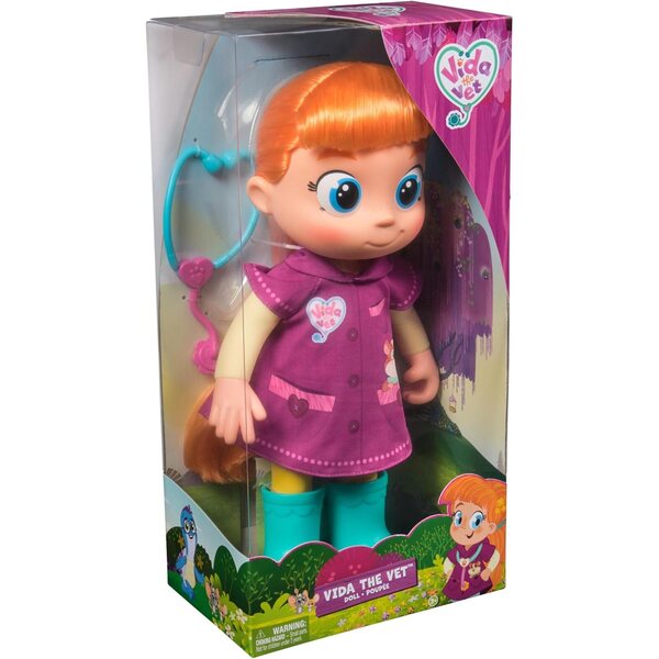 Vida the Vet - Bambola con Capelli Rossi e Accessori Veterinari per Bambini dai 3 Anni
