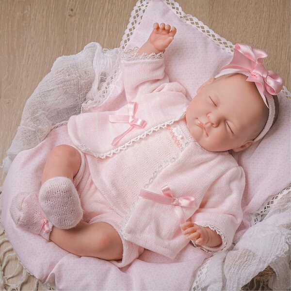 Berenguer Classics Reborn Babylin-Puppe 46 cm in limitierter Auflage, Mädchen aus weichem Vinyl