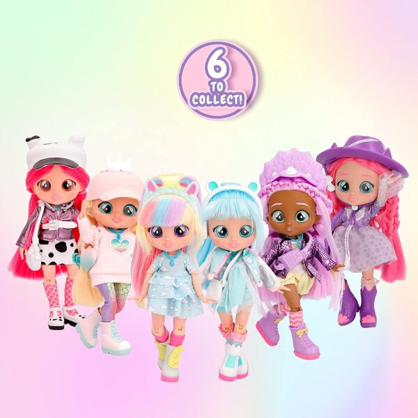 BFF BY CRY BABIES Katie: Modepuppe mit 9 Accessoires und langen Haaren für Kinder ab 5 Jahren