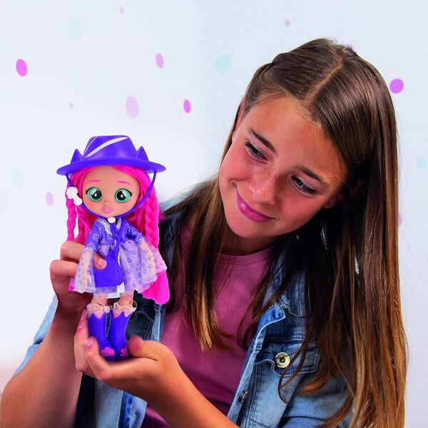 BFF BY CRY BABIES Katie: Modepuppe mit 9 Accessoires und langen Haaren für Kinder ab 5 Jahren