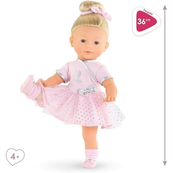 Corolle Constance Ballerina 36 cm – Doppelpoupée mit Vanilleparfum für Kinder ab 4 Jahren