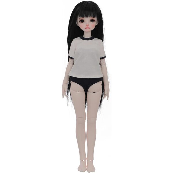 Oueneifs Mirai 1/5 BJD кукла от смола с черна коса и реалистични детайли за колекционери