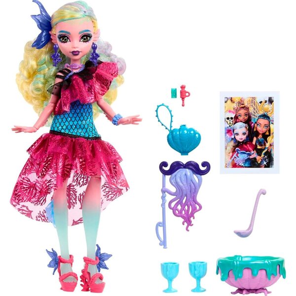 Mattel Monster High Monster Ball Lagoona Blue – einzigartige Sammlerpuppe