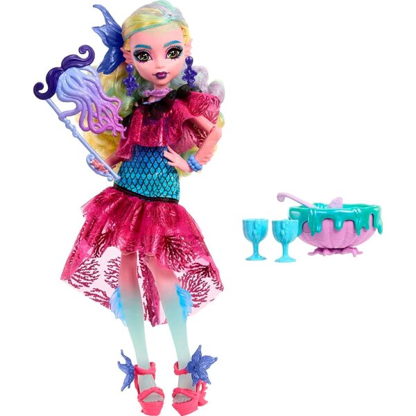 Mattel Monster High Monster Ball Lagoona Blue – einzigartige Sammlerpuppe