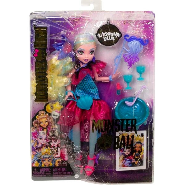 Mattel Monster High Monster Ball Lagoona Blue – einzigartige Sammlerpuppe