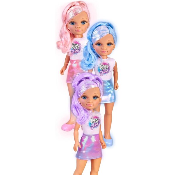 Nancy Shine Puppe mit metallischem Haar und metallischem Kleid, Mädchen ab 3 Jahren