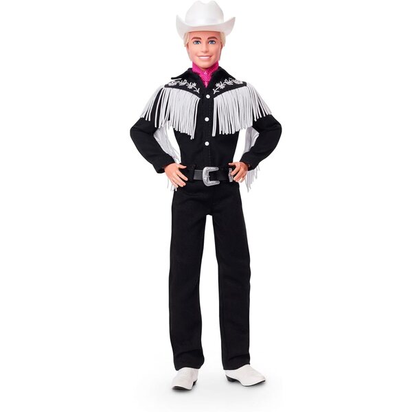 Barbie The Movie Ken mit Western-Outfit, Cowboyhut, weißen Stiefeln – KOLLEKTION PUPPET