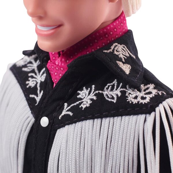 Barbie The Movie Ken mit Western-Outfit, Cowboyhut, weißen Stiefeln – KOLLEKTION PUPPET