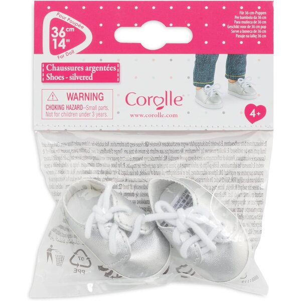 Scarpe argento Corolle per bambole 36 cm Ma Corolle, dai 4 anni in su