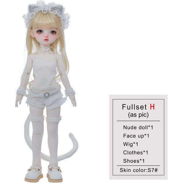Oueneifs 1/6 Damitabjd H BJD pop 28 cm in complete en aanpasbare hars