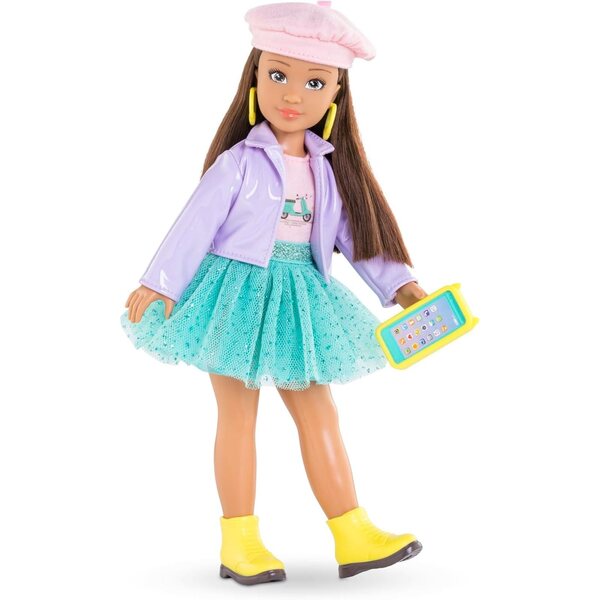 Corolle Girls Luna Mailand Fashion: 28 cm große Puppe, Vanille, 4 Modeaccessoires