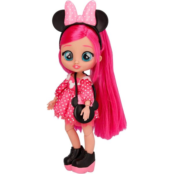 BFF by Cry Babies Minnie Disney Spielzeug mit Kleidung und Accessoires, Spiel für Kinder ab 3 Jahren