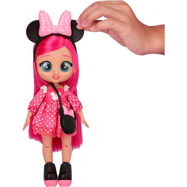 BFF by Cry Babies Minnie Disney Spielzeug mit Kleidung und Accessoires, Spiel für Kinder ab 3 Jahren