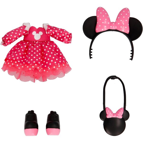 BFF by Cry Babies Minnie Disney Spielzeug mit Kleidung und Accessoires, Spiel für Kinder ab 3 Jahren
