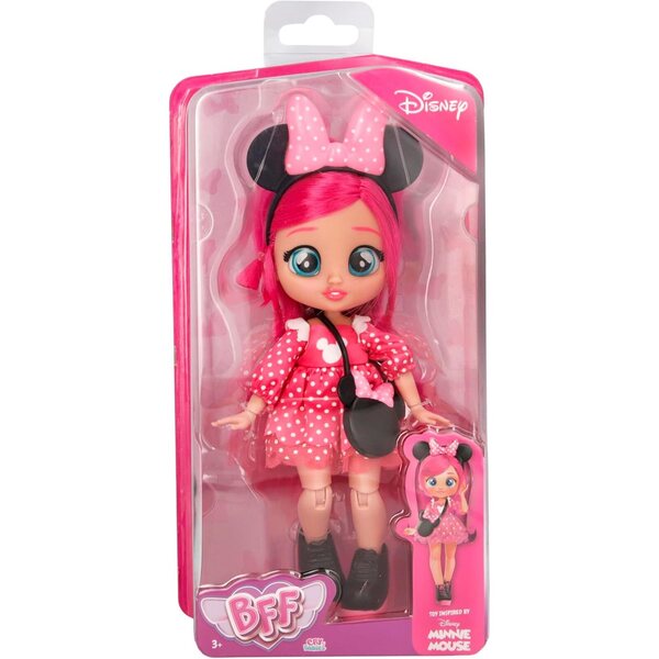 BFF by Cry Babies Minnie Disney Spielzeug mit Kleidung und Accessoires, Spiel für Kinder ab 3 Jahren