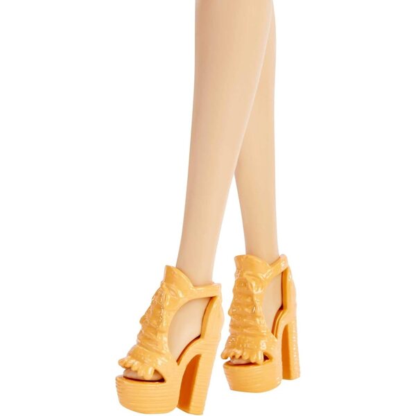 Barbie Fashionistas mit Obstkleid und Modeaccessoires für Kinder ab 3 Jahren