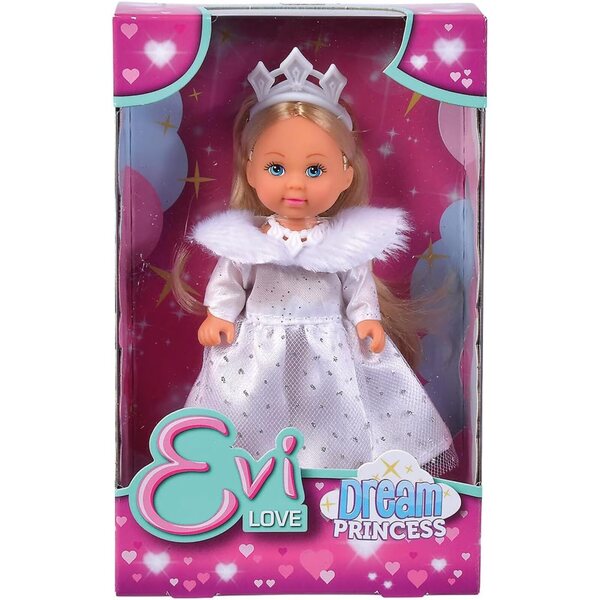 Simba Evi Love Dream Princess кукла принцеса с блестяща зимна рокля 12 см