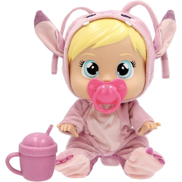 Cry Babies Disney-Engelpuppe mit echten Tränen, Accessoires und personalisiertem Kleid