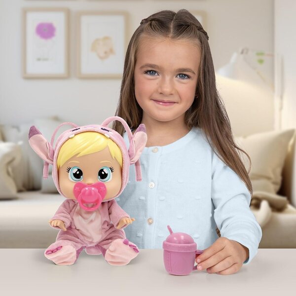 Cry Babies Disney-Engelpuppe mit echten Tränen, Accessoires und personalisiertem Kleid