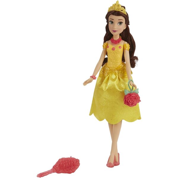 Disney Princess Belle Pupa mit 10 Modeaccessoires und Überraschungen für Mädchen ab 3 Jahren