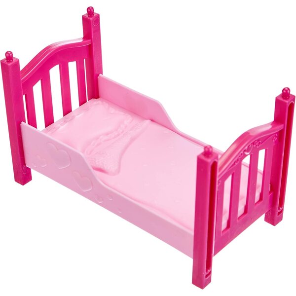 Evi Love Poupée mit Windpocken 12 cm mit Bett und Zubehör für Kinder ab 3 Jahren