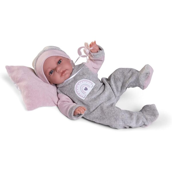 Antonio Juan Baby Toneta Posturitas 34 cm mit Bett und mobilem Körper 2024