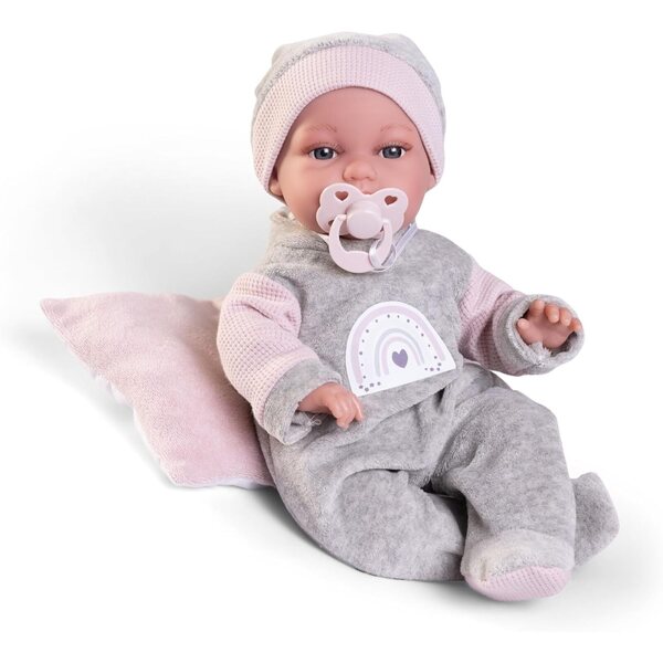 Antonio Juan Baby Toneta Posturitas 34 cm mit Bett und mobilem Körper 2024