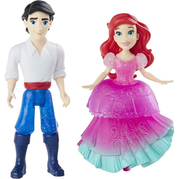 Disney Princess Ariel e Prinz Eric, bambole da collezione con abito extra e accessori