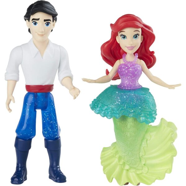 Disney Princess Ariel e Prinz Eric, bambole da collezione con abito extra e accessori