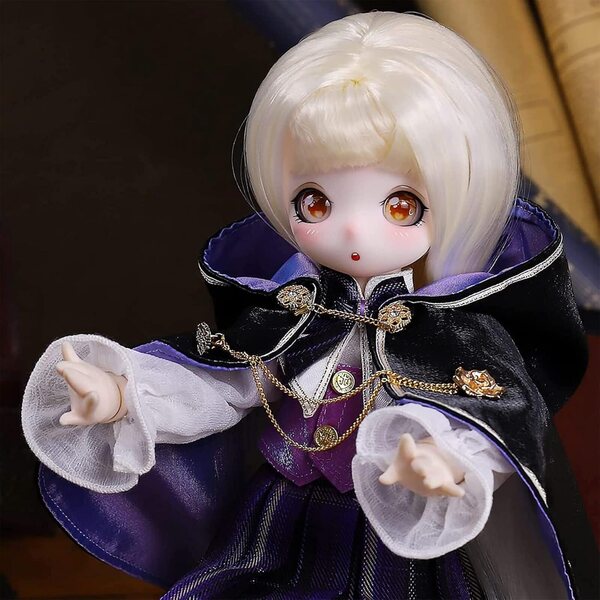 Puppe mit Kugelgelenk 1/4 BJD Clara 40 cm mit Peruca-Kleidung und Schuhen für Mädchen