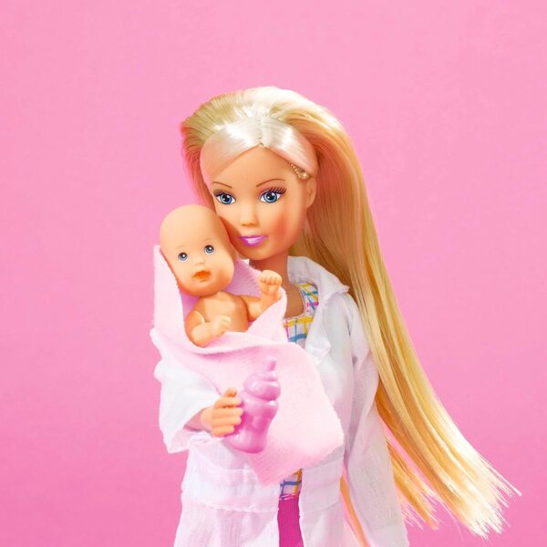Steffi Love Baby Doctor con 2 Baby e Accessori - Pupa Bambina 29cm dai 3 Anni