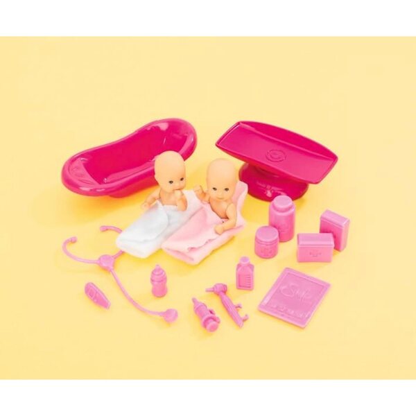 Steffi Love Baby Doctor con 2 Baby e Accessori - Pupa Bambina 29cm dai 3 Anni