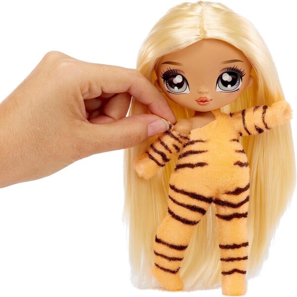 NA! NA! NA! Surprise Fuzzy Surprise Serie 1 Tiger Linda - Pupazzo moda 18cm