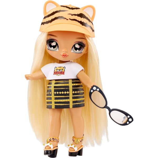 NA! NA! NA! Surprise Fuzzy Surprise Serie 1 Tiger Linda - Pupazzo moda 18cm